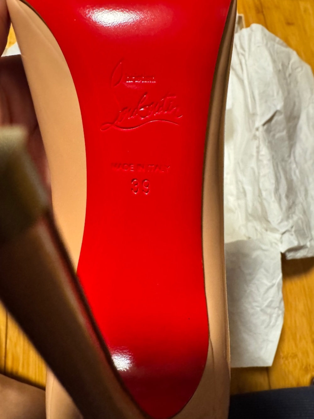 Nude Christian Louboutin Pigalle Follies 100 - Picture 5 of 6
